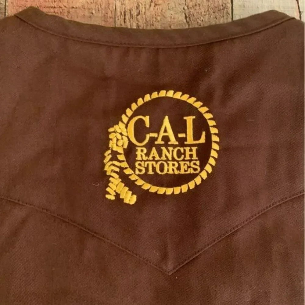 cal ranch stores resistol double R vest size medium